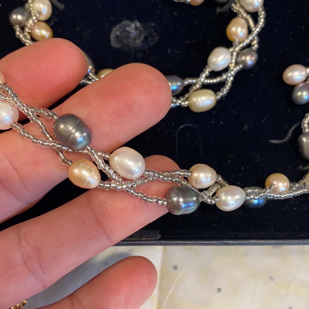 Staur freshwater pearl set